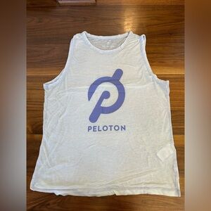 Peloton White tank top